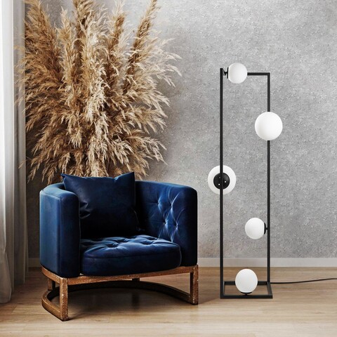 Lampadar, L'essentiel Maison, 521SHN2261, Negru