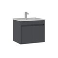 Dulap de baie cu chiuvetă, Hanah Home, Side 65 v2, Antracit mat