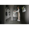 Cos de rufe stivuibil, Brabantia, Linn, 35 L, 37x32x44.5 cm, textil, gri