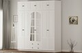 Dulap pentru haine, Rabi, Rb-185-20, 210x240x52 cm, Alb mat