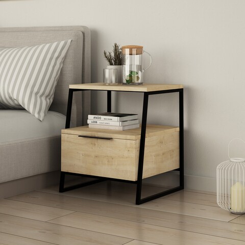 Noptiera Pal, Decortie, 45x40x50 cm, natural 45x40x50 imagine 2022