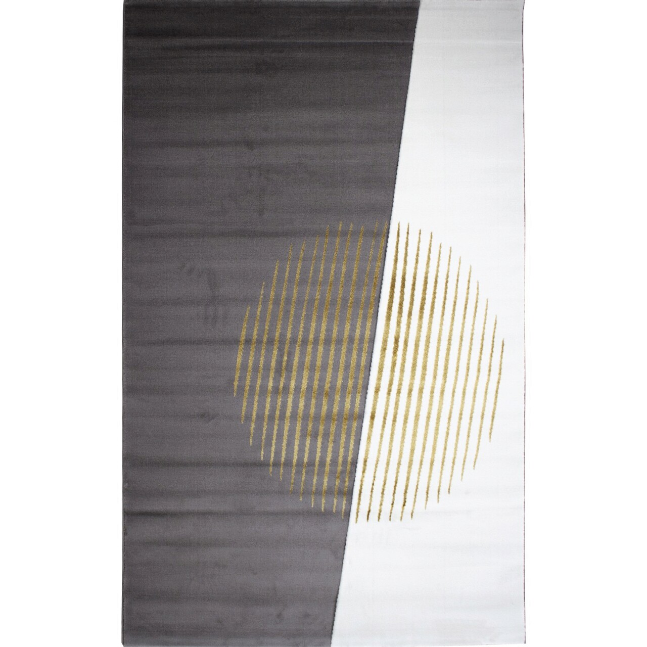 Covor, 2657A, 80x300 cm, Polipropilena, Aur / nurcă / alb - 1 | YEO