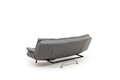 Canapea extensibila cu 3 locuri, Futon, 859FTN2897, Metal , Gri deschis