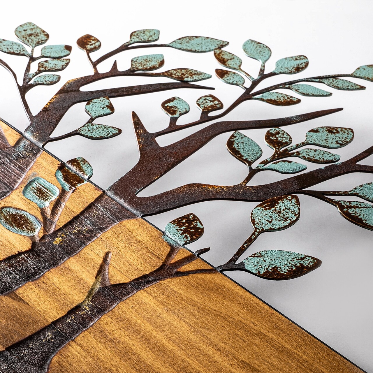 Decoratiune de perete, Willow, Dimensiune: 58 x 80 cm, Nuc / Maro - view 5