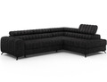 Coltar extensibil dreapta 5 locuri ELTAP, RT-06AU, Kanedo, 269x204x86 cm, lemn/poliester, negru