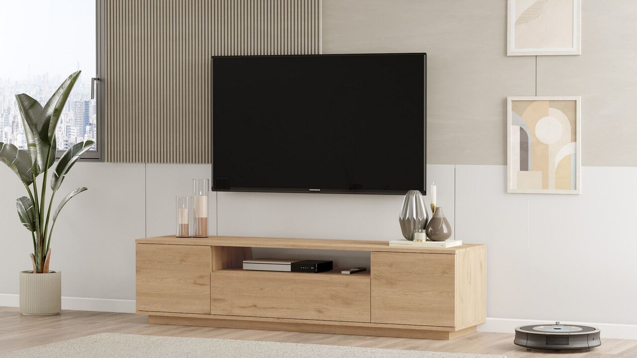 Comoda TV, Hanah Home, Fr7-S, 180x44.6x44.5 cm, Maro - view 3