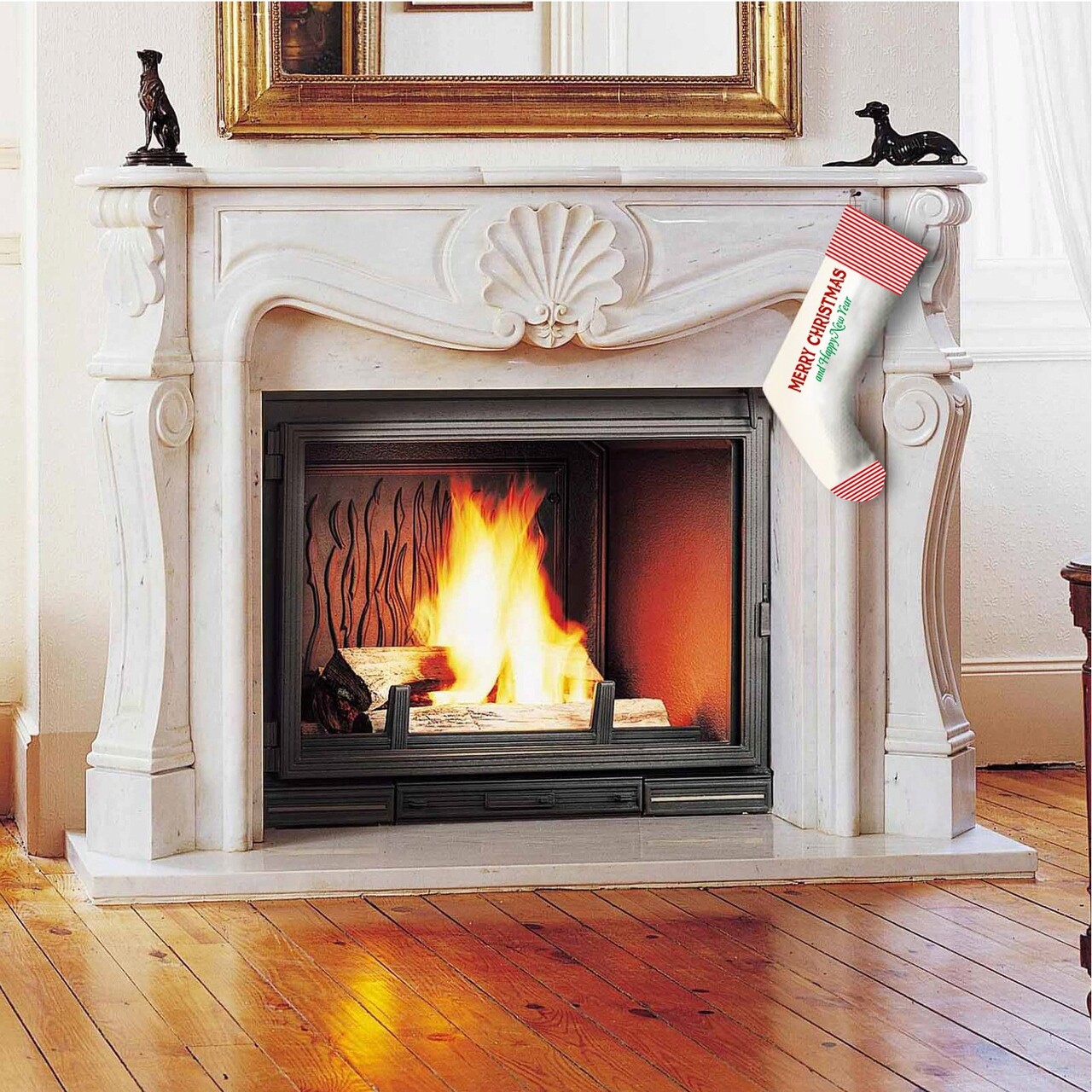 Soseta decorativa Christmas, Crp001, 35x18 cm, Multicolor
