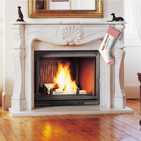 Soseta decorativa christmas, crp001, 35x18 cm, bumbac, multicolor