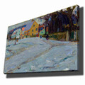Tablou decorativ, 70100KANDINSKY025, Canvas, Lemn, Multicolor