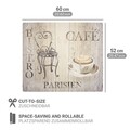 Protectie perete bucatarie Bistro, Wenko, 60x52 cm, PVC, multicolor