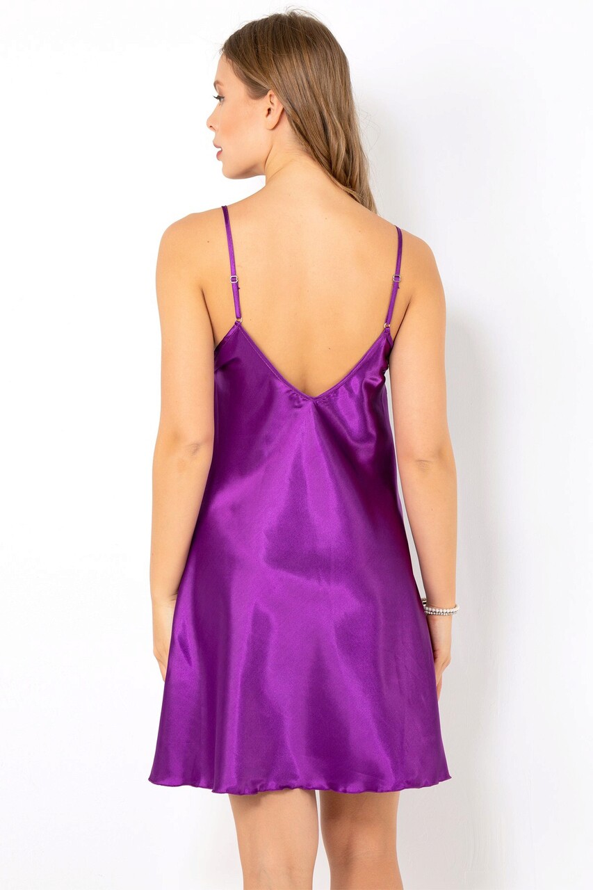 Camasa de noapte, 995MRE1717 - M/L, Miorre, Mov — imaginea 8