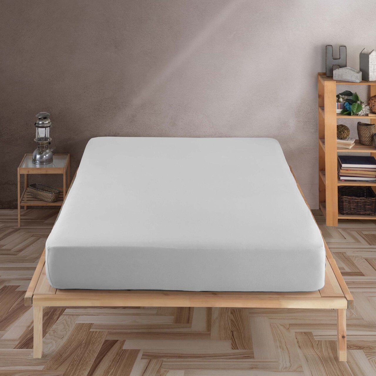 Cearceaf de pat cu elastic Jersey Queen (DE), L'essentiel Maison, Grey, Gri - imagine 2