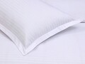 Lenjerie de pat pentru o persoana, Hotel Line Bedora, 250 TC, 150 x 240 cm, amestec bumbac, alb