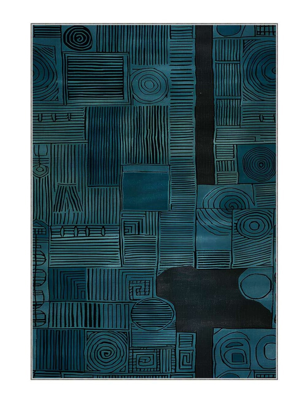 Covor, BSR-14, 100x140 cm, 60% bumbac/40% poliester, Multicolor — imaginea 5