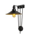 Aplica de perete, Opviq, 892OPV1236, Metal, Negru