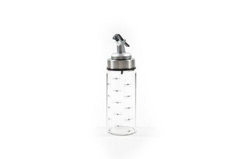 Sticla de ulei gradata mercury, 200 ml, 5.5x17.5 cm, sticla