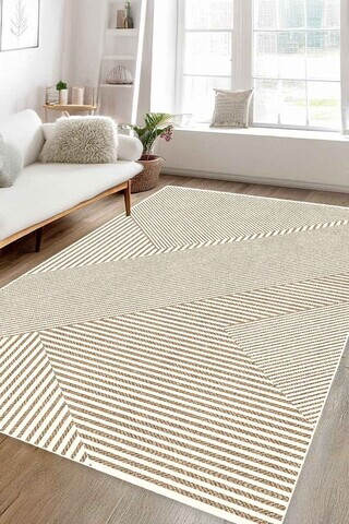 Covor, CLR-7343-37, 100x250 cm, Poliester, Bej