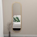 Oglinda decorativa, Siam, Magnum, 40x120x2.2 cm, MDF , Natural