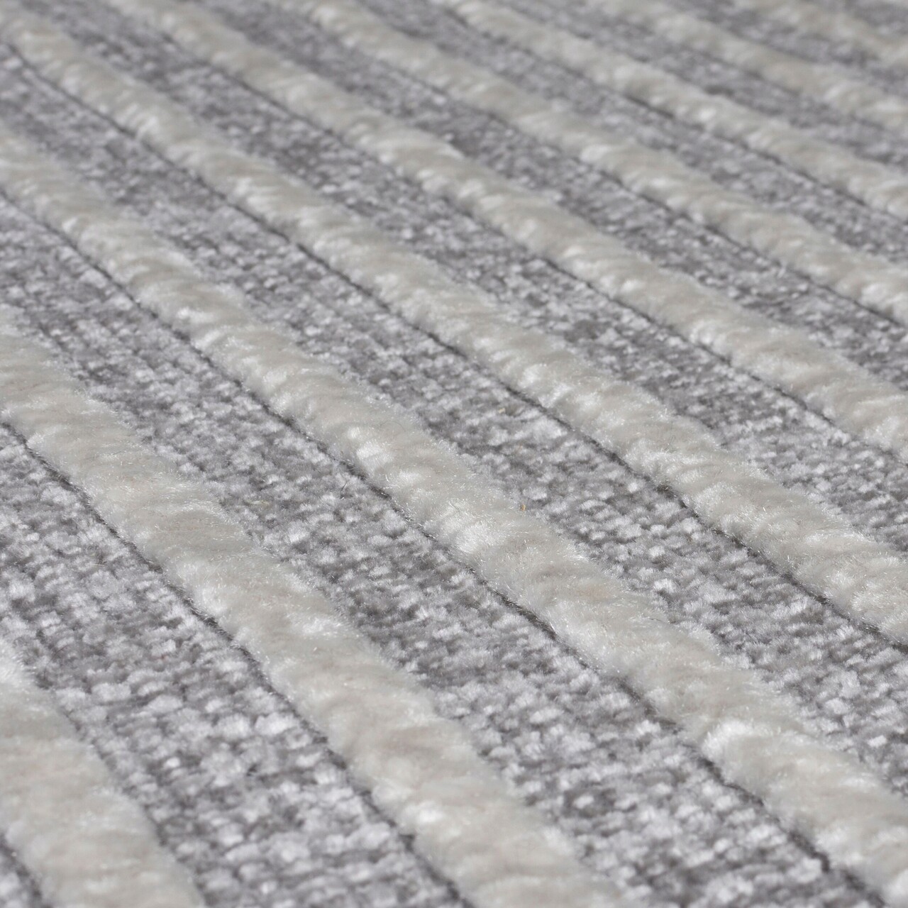 Covor Elton Stripe Wash Grey, Flair Rugs, 160x240 cm, polipropilena/poliester, gri