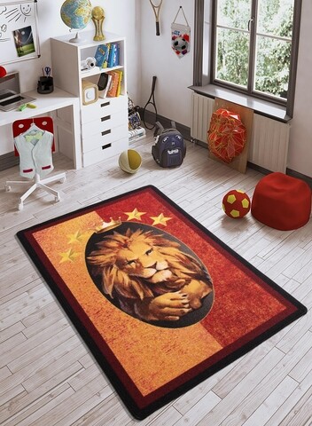 Covor aslan - red, confetti, 133x190 cm, poliamida, multicolor