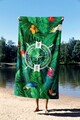 Prosop de plaja, Astacura, Forest Camping 70, 70x130 cm, 70% poliester/30% poliamida, Multicolor
