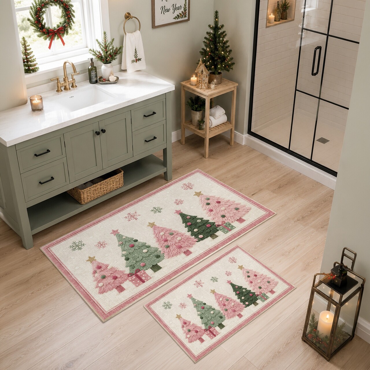 Set covorase de baie, Asr191, Roz