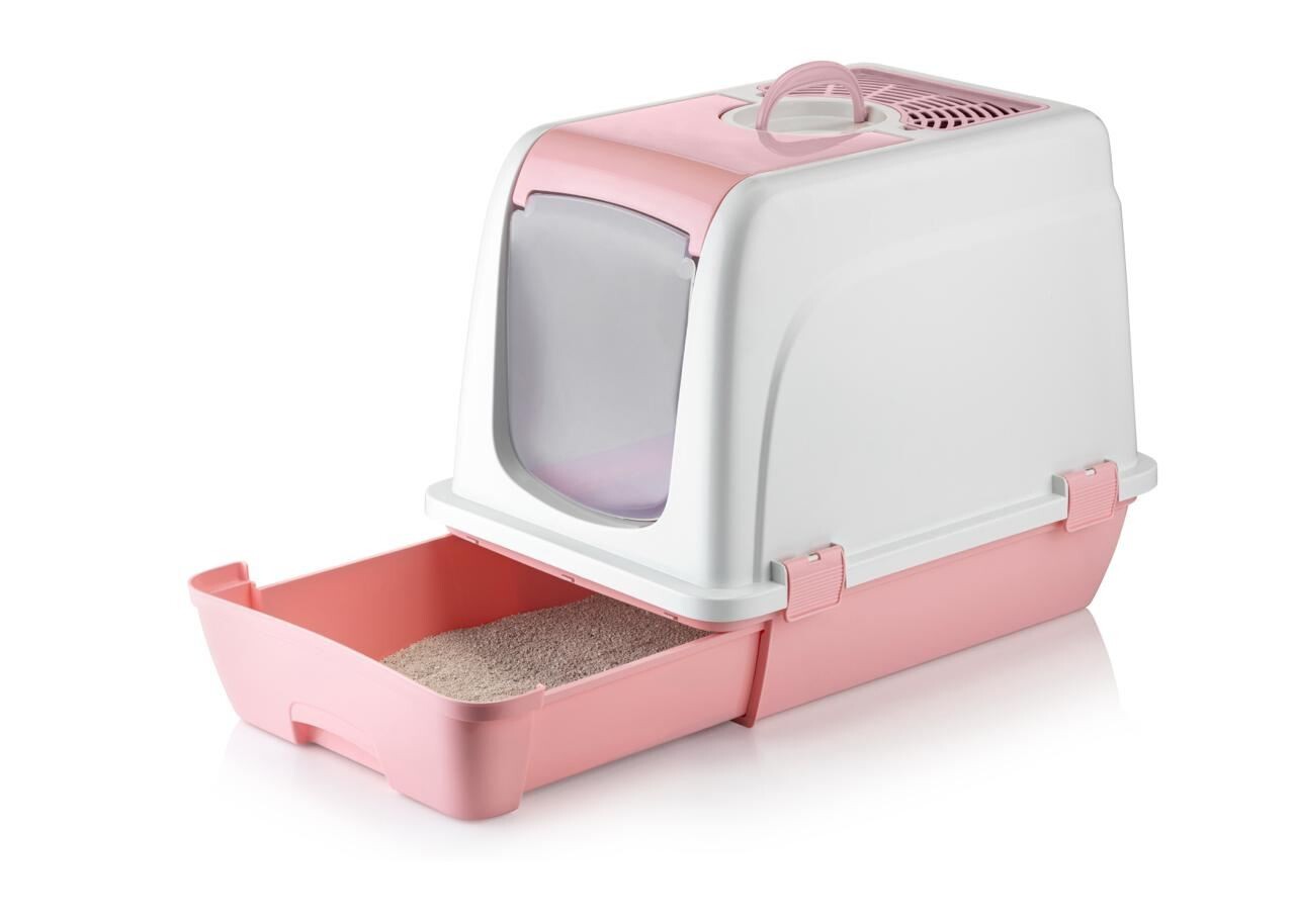 Litiera pentru pisici, Paws &amp; Whiskers, 5115-04, Plastic, Roz - view 2