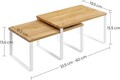 Set 2 suporturi pentru condimente Songmics Spice, 29.7 x 19.5 x 15.5 cm, bambus/otel, natural/alb