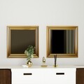 Set de oglinzi, Siam, Bale, MDF , Auriu
