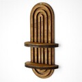 Raft de perete, Evila Originals, Raf265, 40x20x9 cm, Placaj, Maro