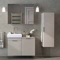 Set Dulap de Baie cu Chiuvetă și Oglindă (3 Piese), Hanah Home, Dubai, PAL, Gresie