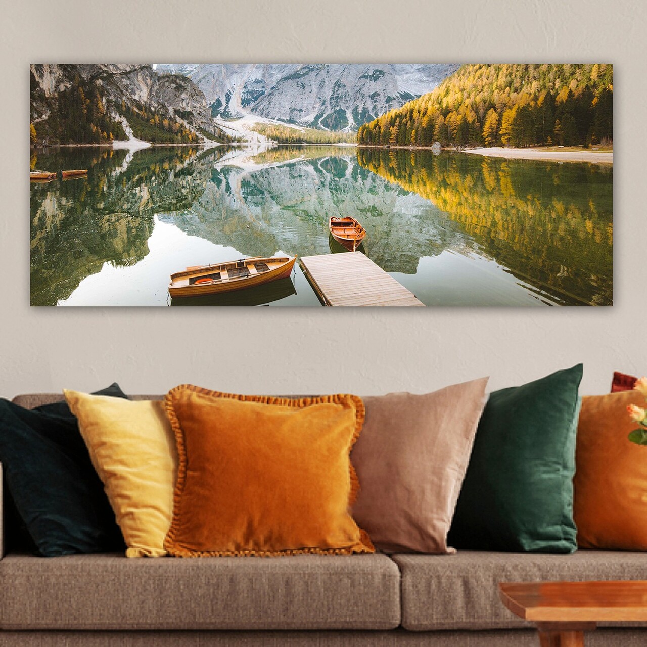 Tablou decorativ YTY1323210338_50120 Cadru: 100% LEMN (grosime: 3 cm) Multicolor