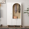 Cuier de perete, Hanah Home, Arion, 112x192x37 cm, Delfinul Umbrei / Alb