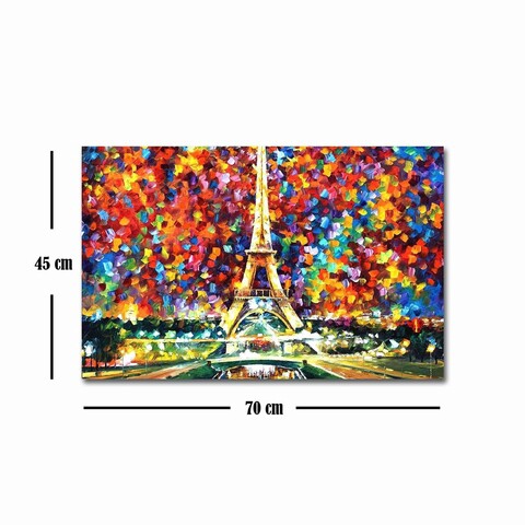 Tablou decorativ, FAMOUSART-091, Canvas, Dimensiune: 45 x 70 cm, Multicolor