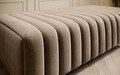 Bancheta, ELTAP, PU-LAU-20NU, Laurence, 132x64x36 cm, poliester, bej