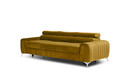 Canapea extensibila 3 locuri, ELTAP, SO-LAU-45NU, Laurence, 261x97x105 cm, lemn/poliester, mustar