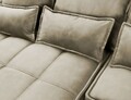 Coltar extensibil stanga 4 locuri ELTAP, LT-20NU, Campo, 265x196x88 cm, lemn/poliester, maro deschis