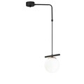 Lustra, Opviq, 892OPV1614, Metal, Alb/Negru