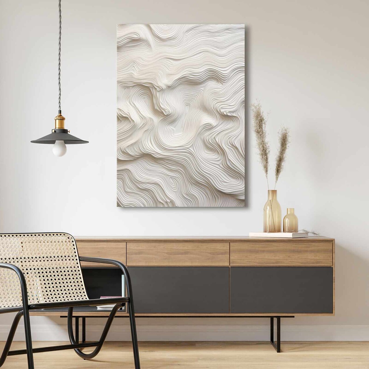 Tablou decorativ, 70100Wabisabi-023, Material: 100% PÂNZĂ DE POLIESTER, Multicolor - view 2