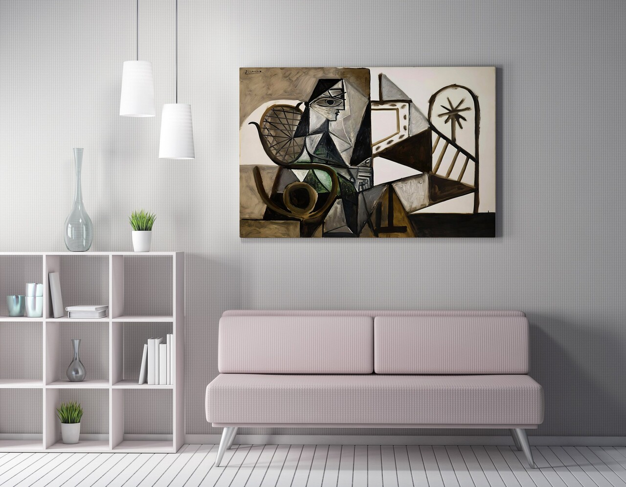 Tablou decorativ WY318 (70 x 100) Canvas imprimat Multicolor