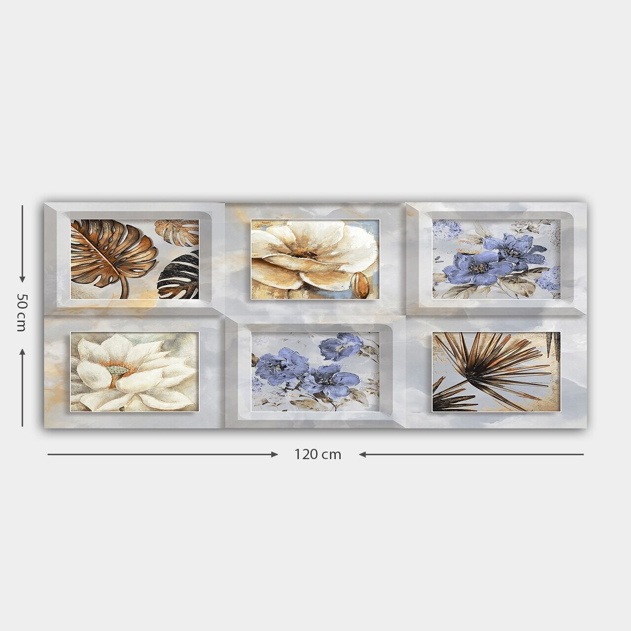 Tablou decorativ, YTY661974877_50120, Canvas, Rama din lemn (grosime 3 cm), Multicolor — imaginea 3