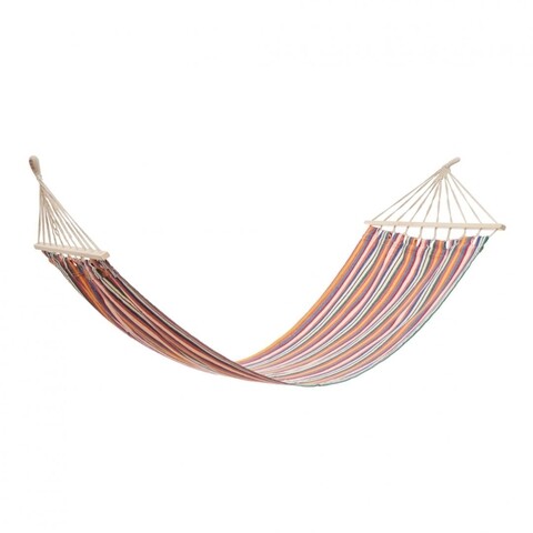 Hamac stripes, heinner, 200x80 cm, bumbac/poliester, portocaliu/alb