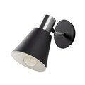 Aplica de perete, Opviq, 892OPV1296, Metal, Negru/Nichel