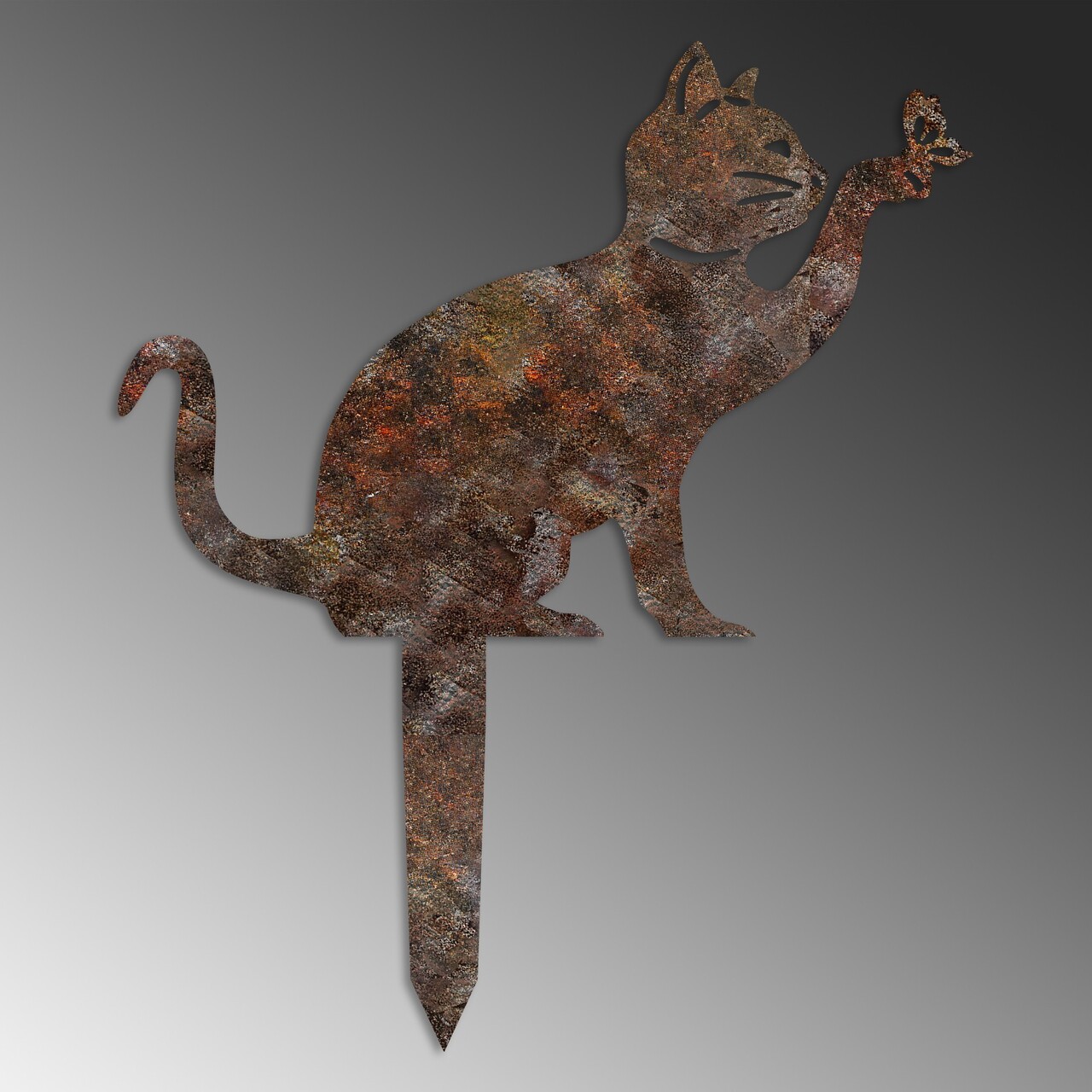 Obiect decorativ de grădină, Cat -A 03, 36x31 cm, Multicolor - view 5