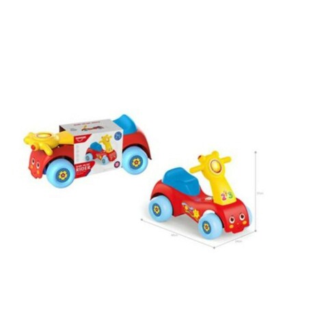 Masinuta muzicala, Baby Car, HE0824, 18M+, plastic, multicolor