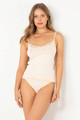 Set maiou si chiloti 2 piese, 999MRE2168 - XXL/3XL, Miorre, 46% bumbac/46% modal/ 8% elastan, Bej