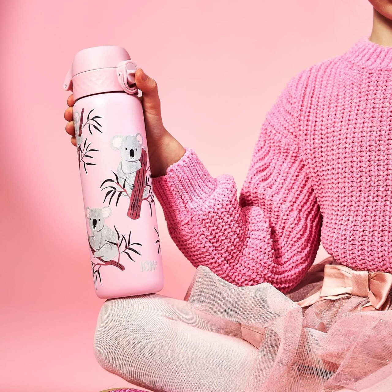 Sticla apa Slim, inox, 500ml, Koala - Ion8 - imagine 7