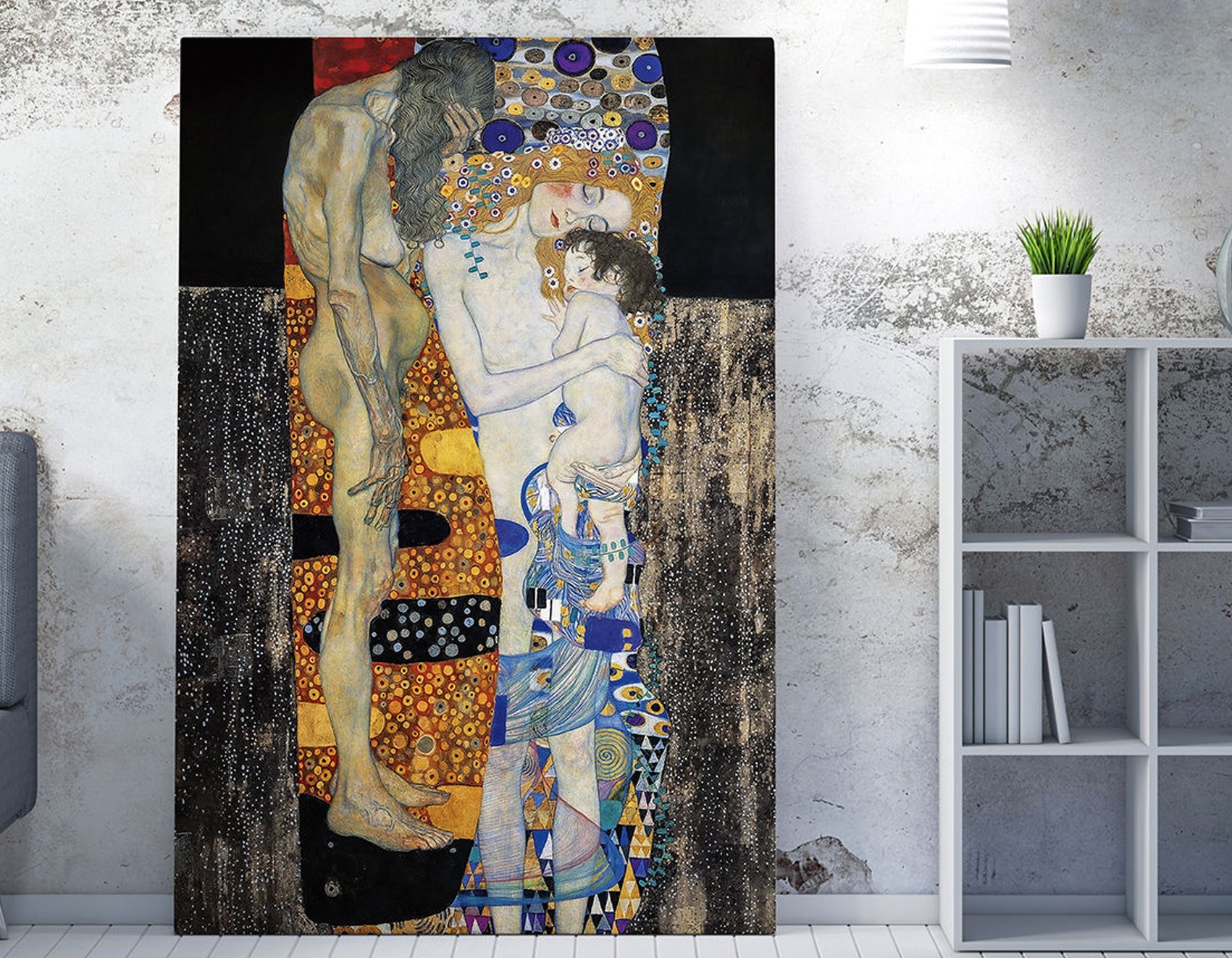 Tablou decorativ, WY158, Canvas, Canvas imprimat, Multicolor
