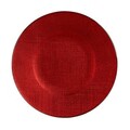 Set 6 farfurii intinse, Vivalto, Ø21 cm, sticla, rosu