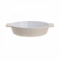Vas de copt din ceramica InArt, 28 x 17 x 6 cm, crem